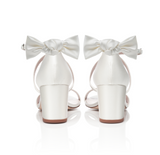 Arabella Block Mid Satin Back Bow