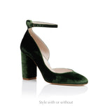 Hetty Bow Forest Green Wide