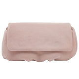 Riley Suede Clutch Rose Water