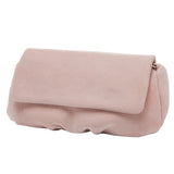 Riley Suede Clutch Rose Water