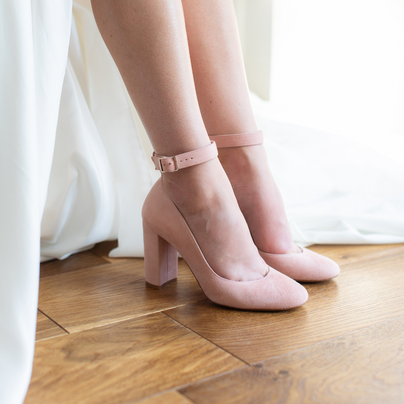 Rose Water Ankle Straps (Wide)