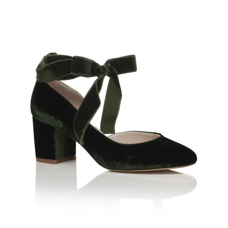 Hetty Mid Forest Green Wide