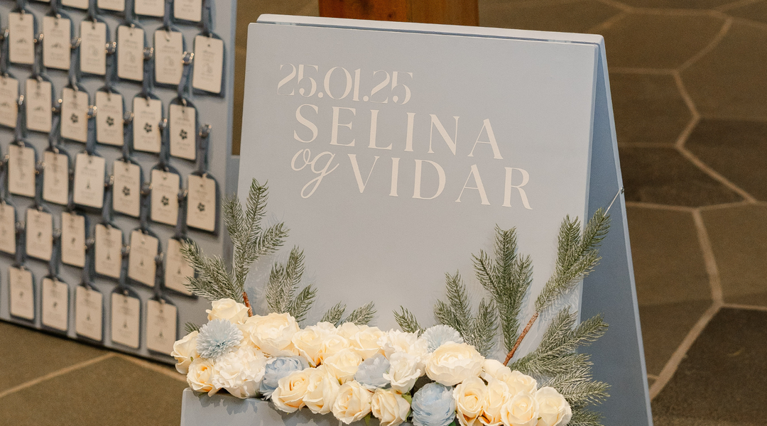 Selina wears Amy Dyed Blue with Blossom Gold