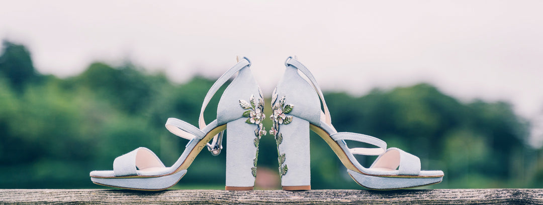 Danielle wears Arabella Block Blue Pink Cherry