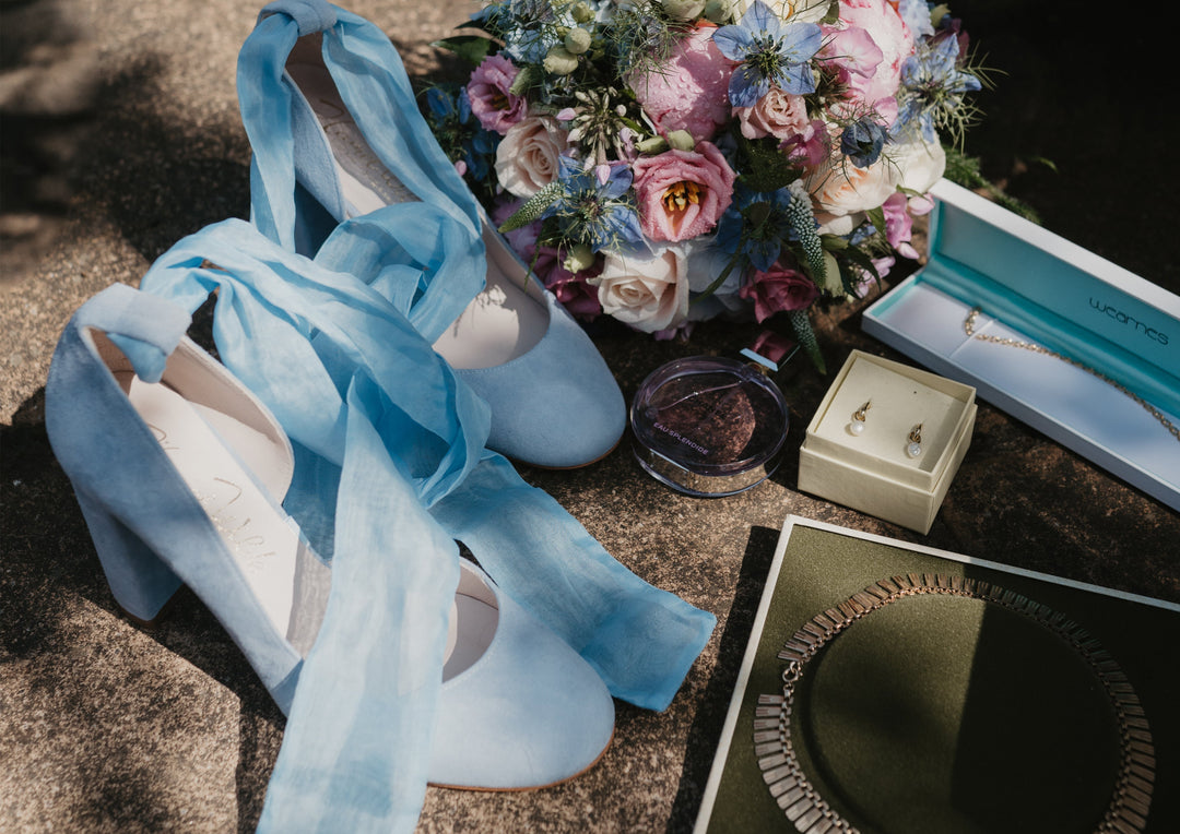 Alice Wears Hetty Blue Organza