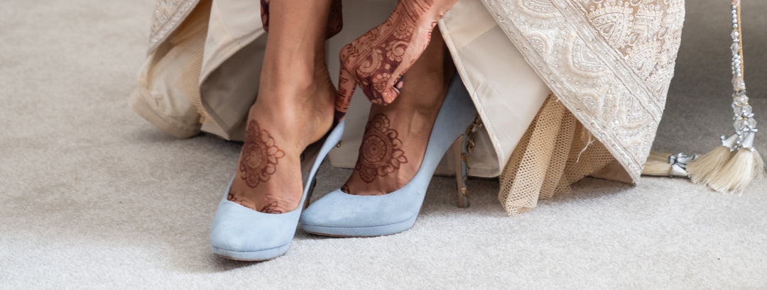 Blue Wedding Shoes