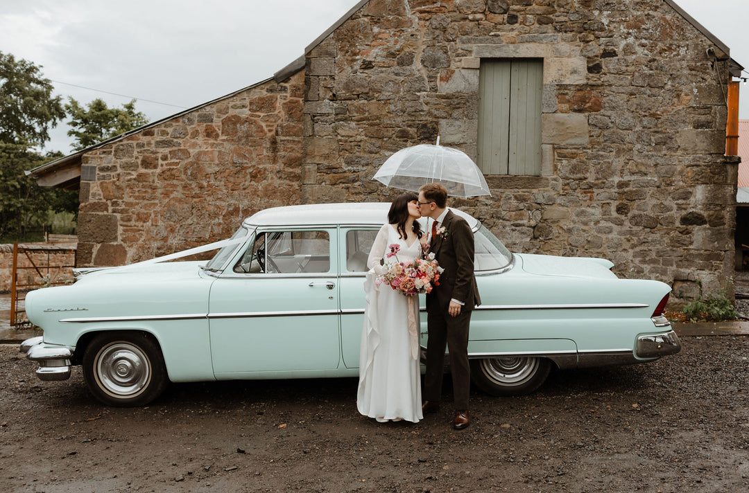 Ashley wears Hetty Mid Ivory Organza