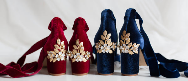 Dive into the blue (SALE) - Harriet Wilde Wedding Shoes
