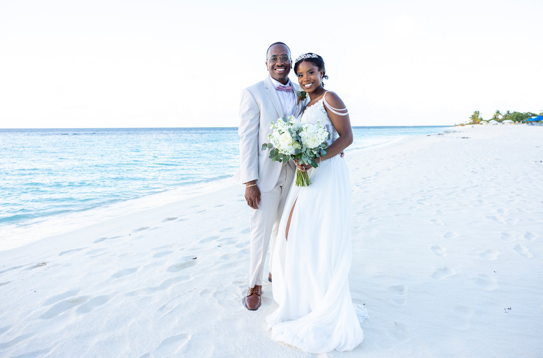 Cora wears Arabella Block Pink Cherry