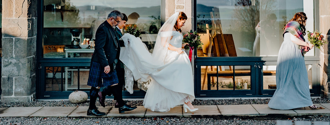 Emel wears Hetty Ivory Organza