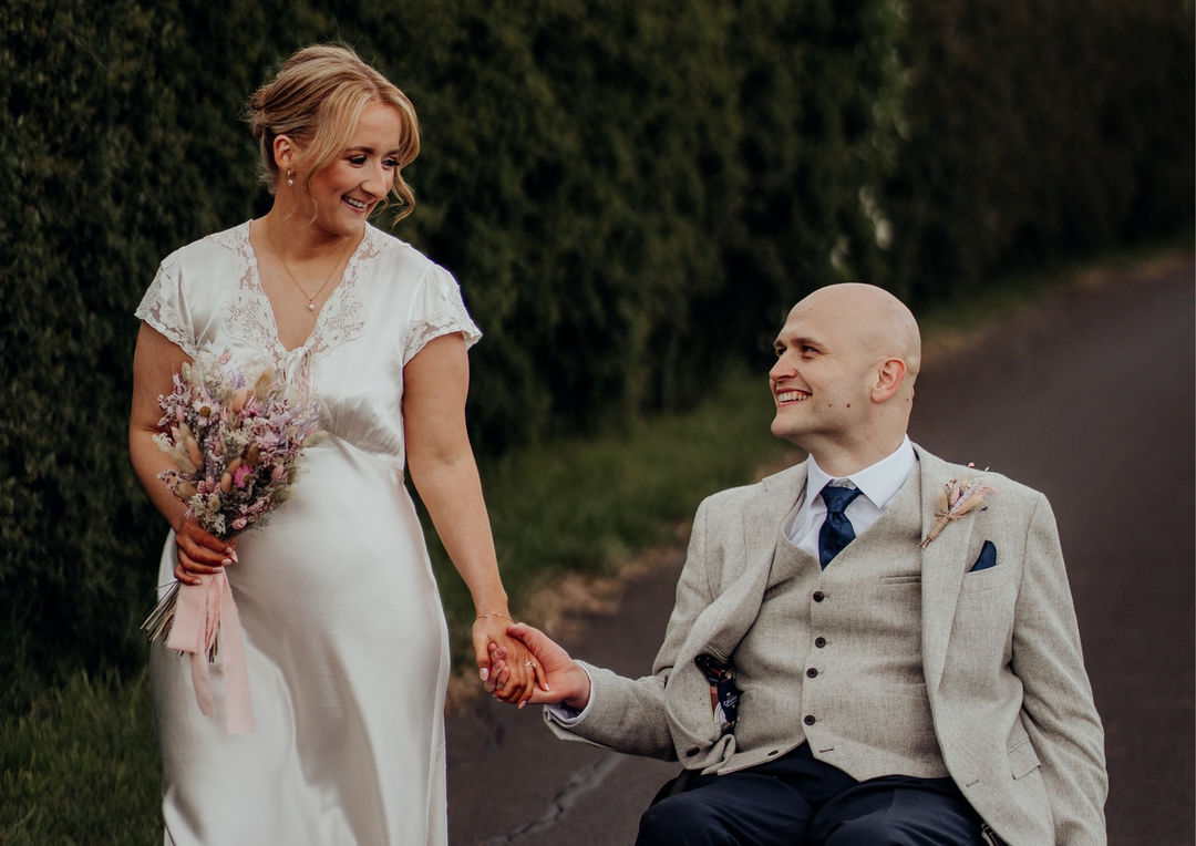 Emma Wears Arabella Block Mid Organza Dyed Pink
