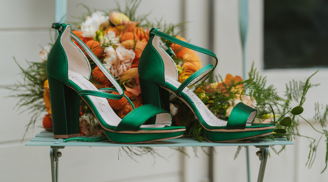 Ailisha wears Arabella Block dyed Green