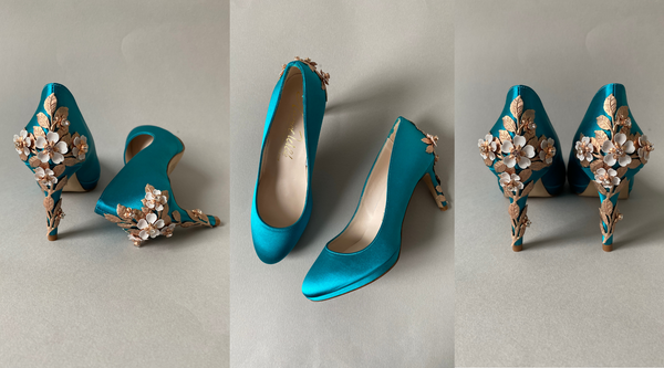 Teal shoes