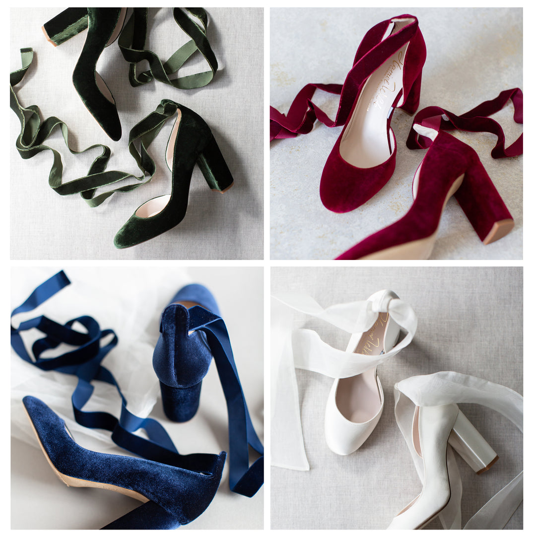 Coloured Block Heels