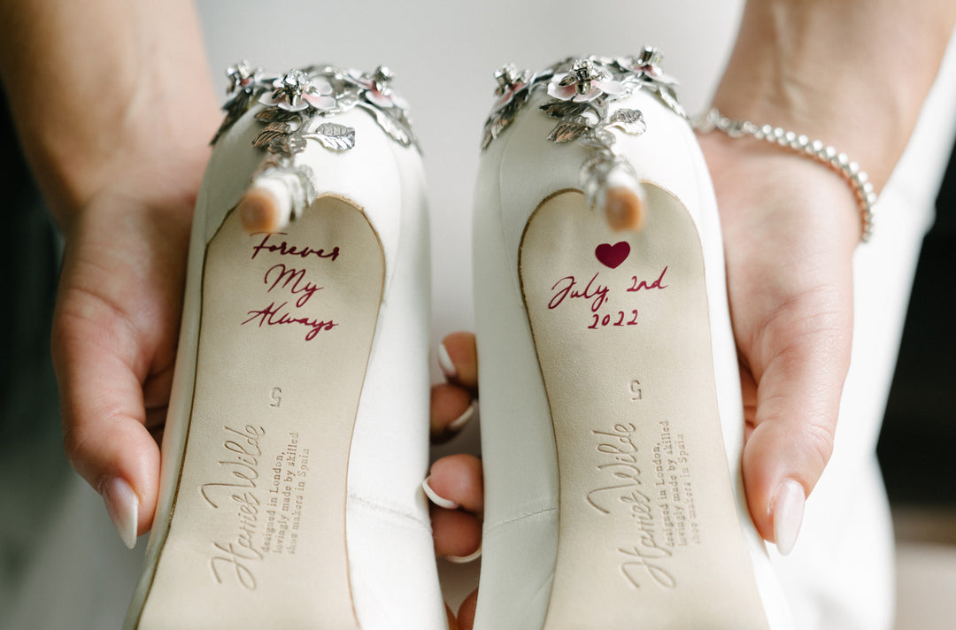 Julie wears Joanie Mid Pink Cherry