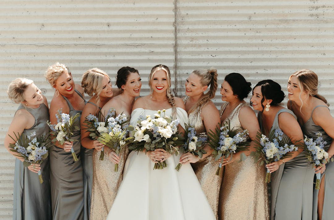 Kiara wears Amy Blue Blossom