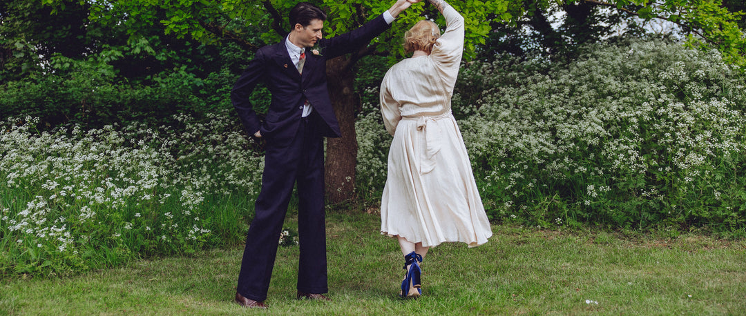 Lucy wears Hetty Midnight