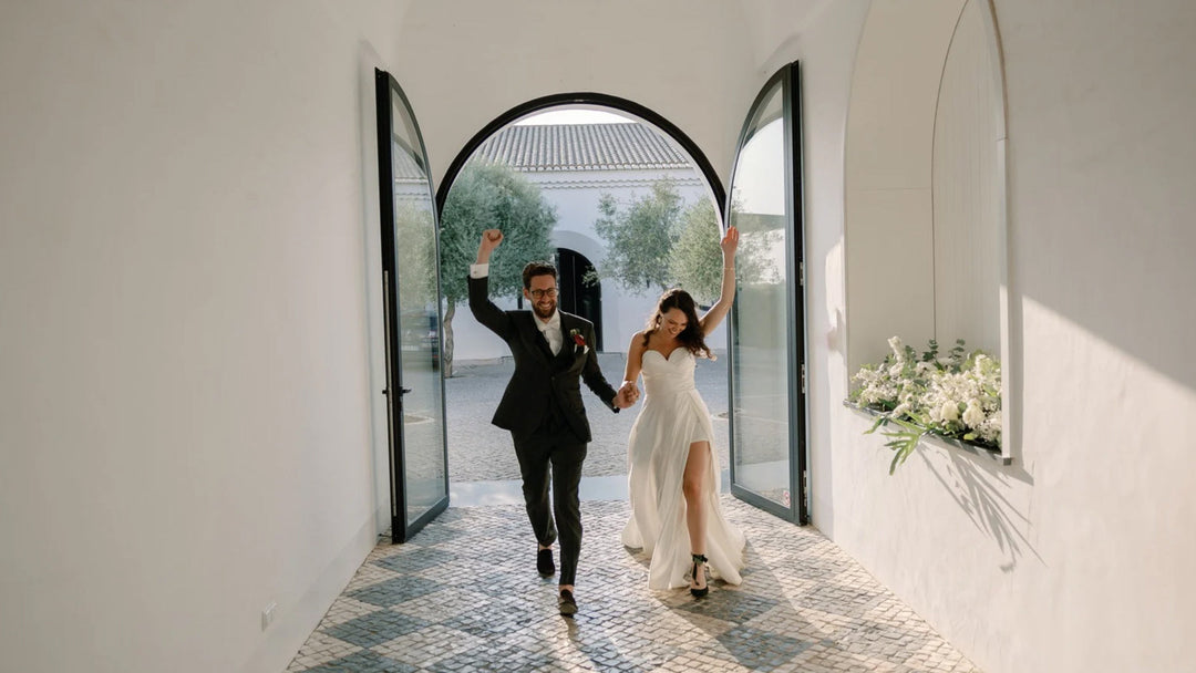 Paula with Hetty Mid Forest Green in Portugal