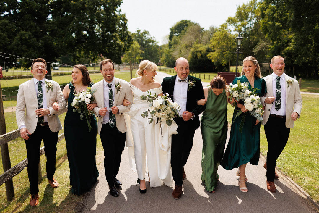 Sara Wears Hetty Mid Forest Green