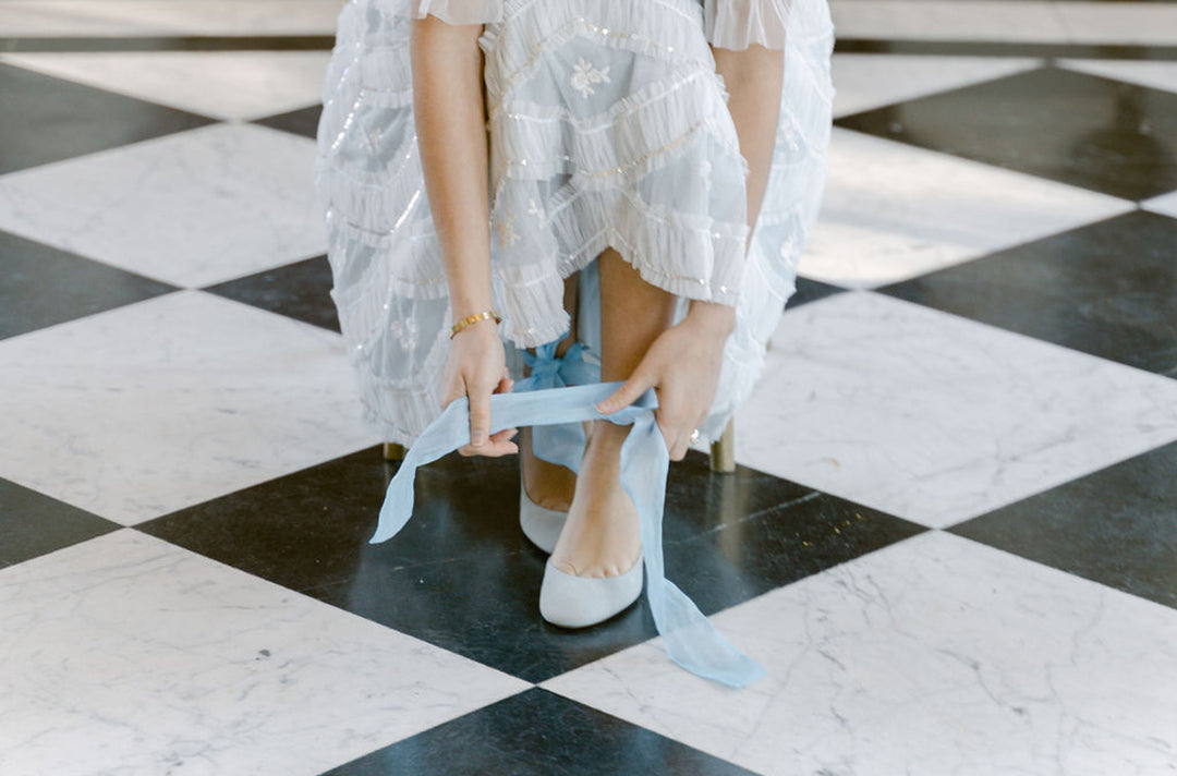 Hetty Blue Organza - Styled shoot