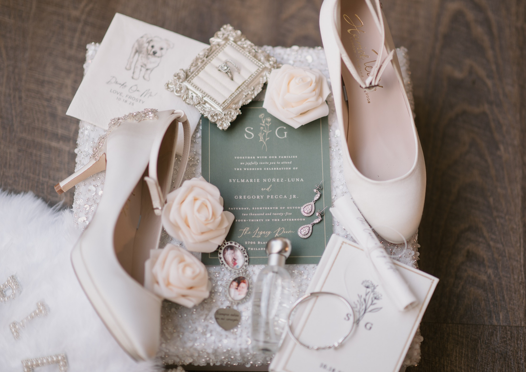 Sylmarie Wears Amy Mid Ivory With Custom Floris