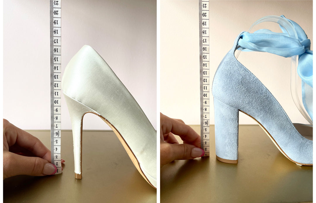 How to measure the heel height