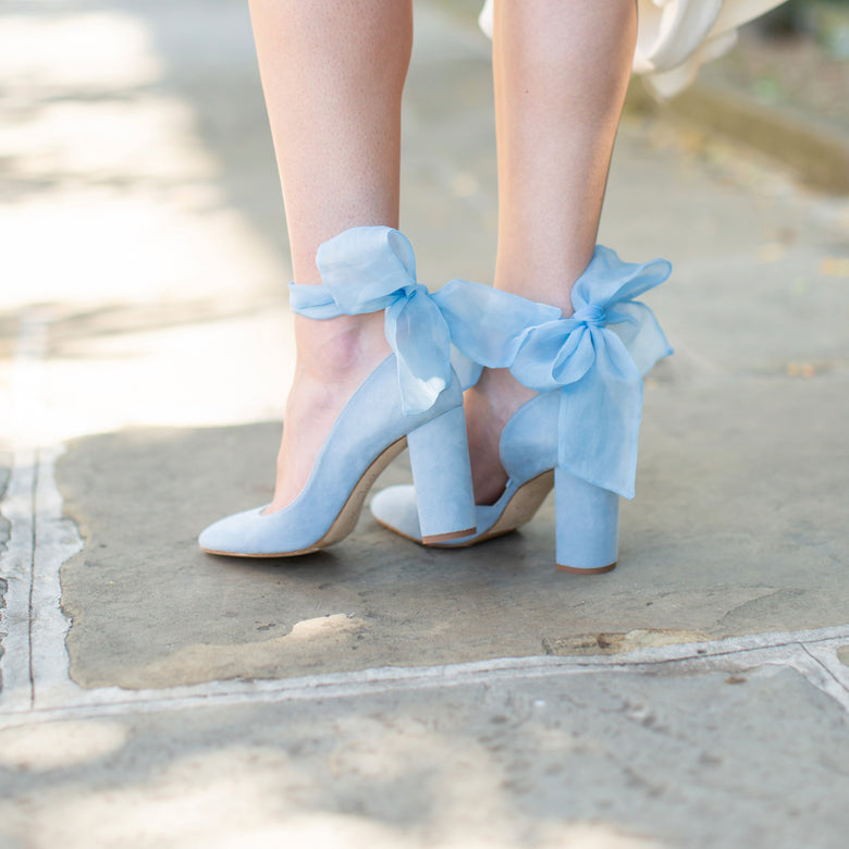 Wedding Shoes Blue