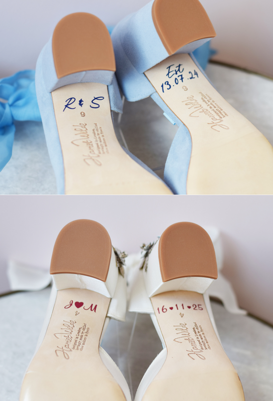 Blue bottom wedding shoes sales