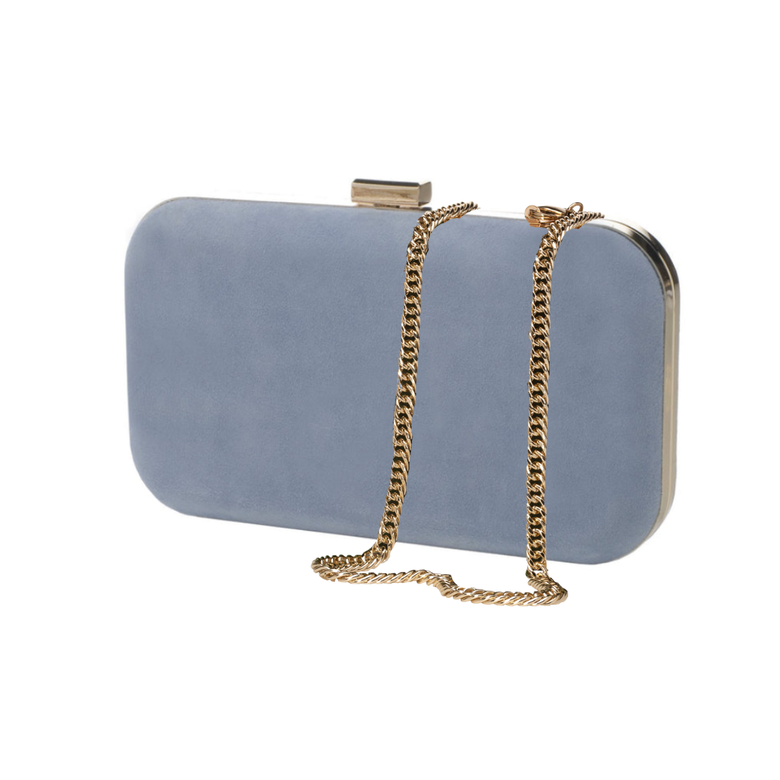 Amelia Blue Clutch