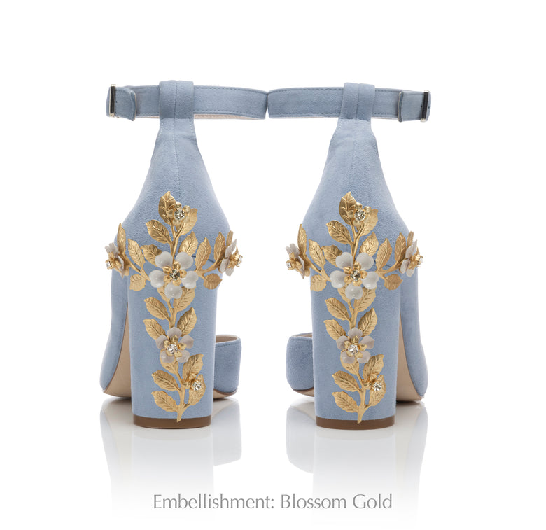 Hetty Blue Straps Custom Embellished