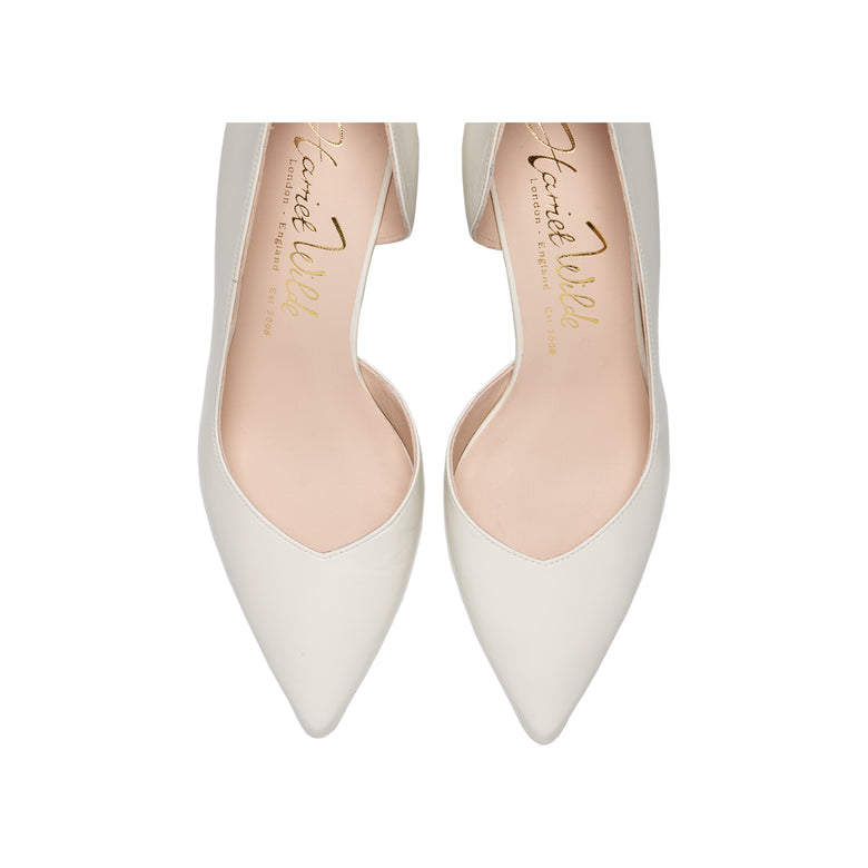 Elsa Ankle Straps Ivory
