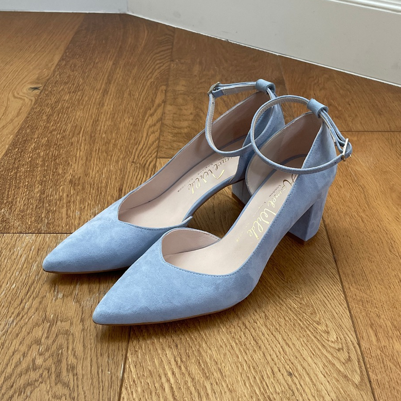 Elsa Ankle Straps Blue