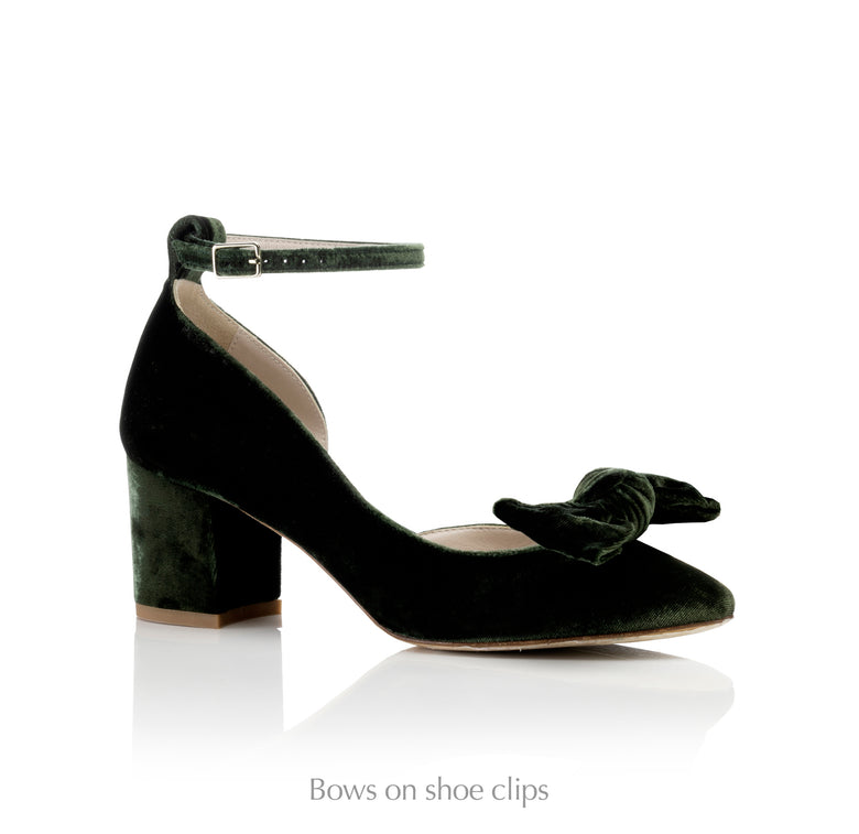 Hetty Mid Bow Forest Green