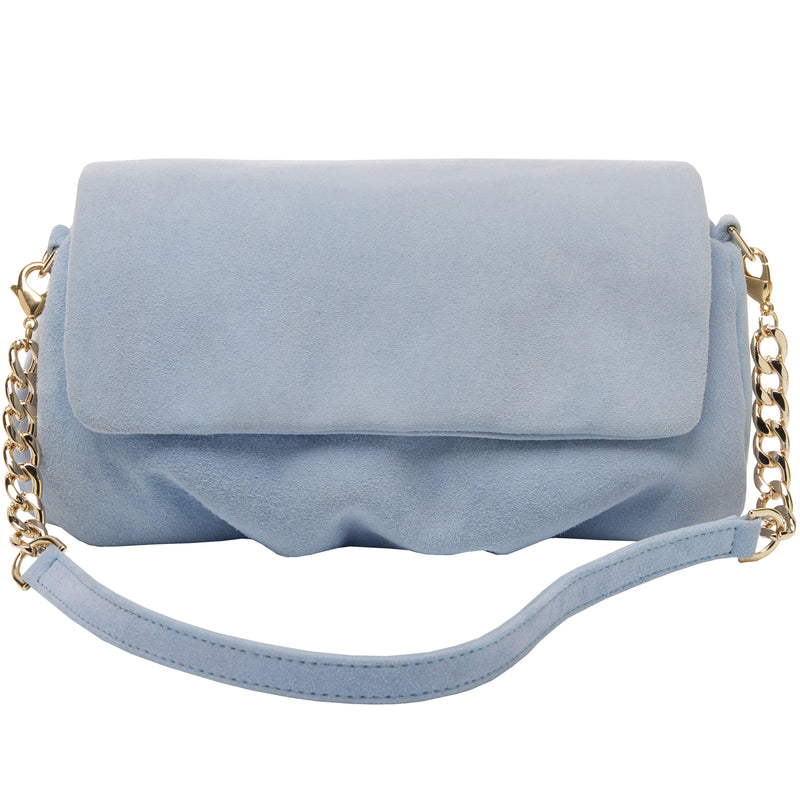 Riley Suede Clutch - Ships end Oct