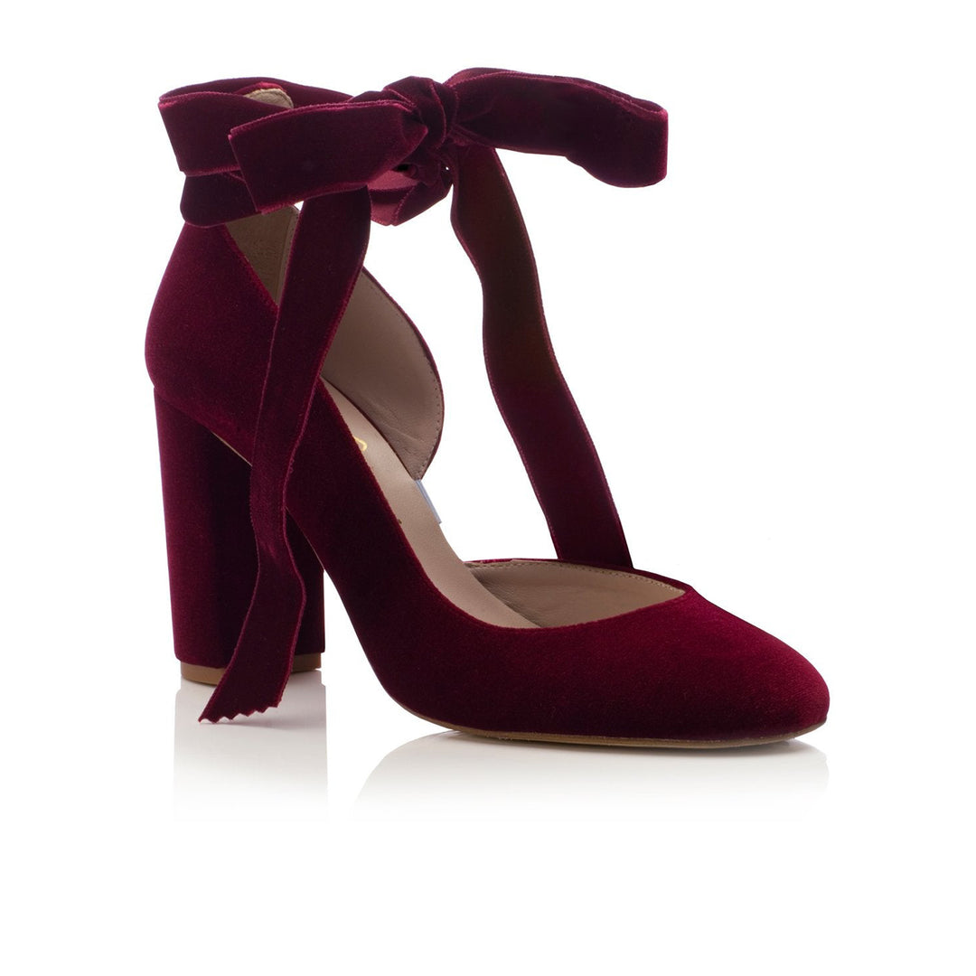red wedding dress shoes Premium Handmade Chinese Red Wedding Shoes, Bridal Embroidery Floral Satin Shoes, China Red Xiuhe ; 6.5 CM Heels