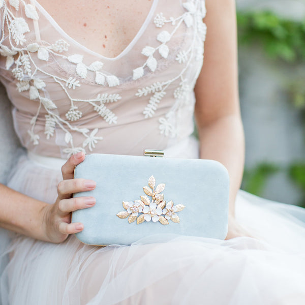 Amelia Blue Blossom Gold