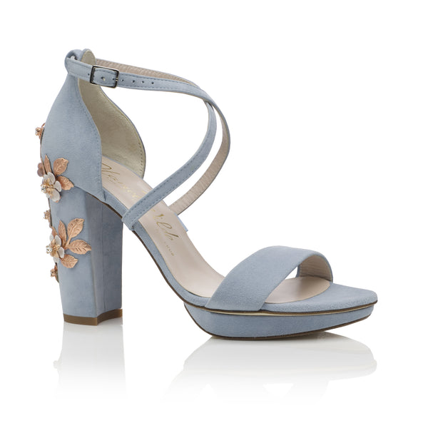 Something Bleu - Fox Pointed Toe Pump - Light Blue