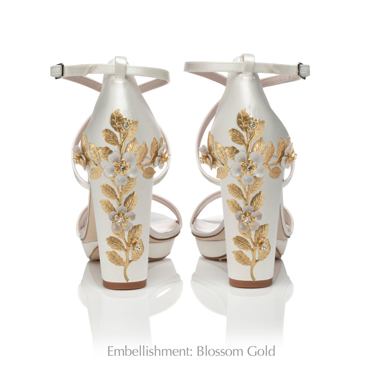 Arabella Block Ivory Custom Embellished