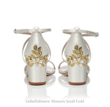 Arabella Block Mid Ivory Wide