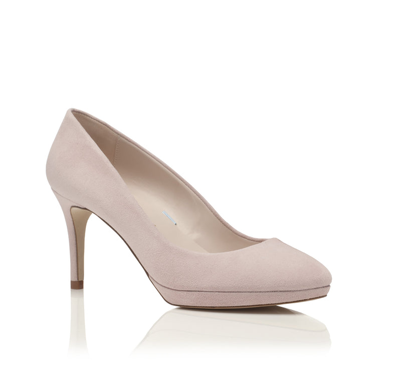 Amy Mid Heel Pink Wedding Shoes