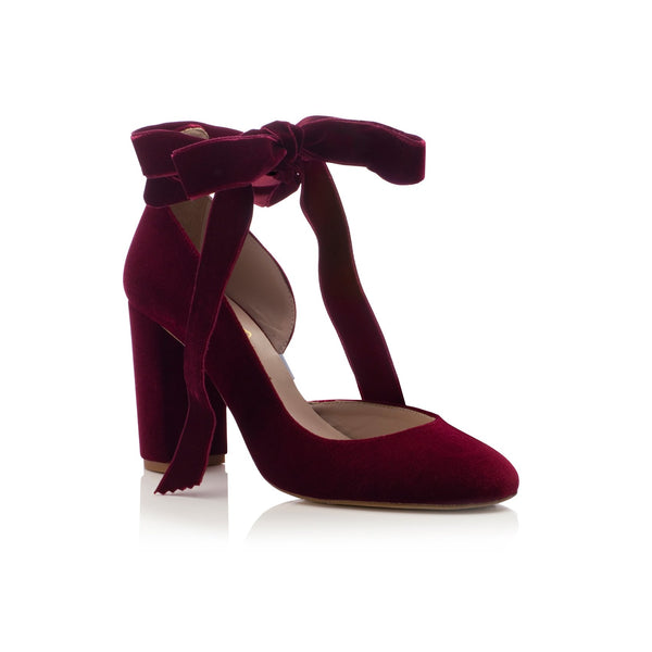 Hetty Bordo Burgundy Wedding Shoes