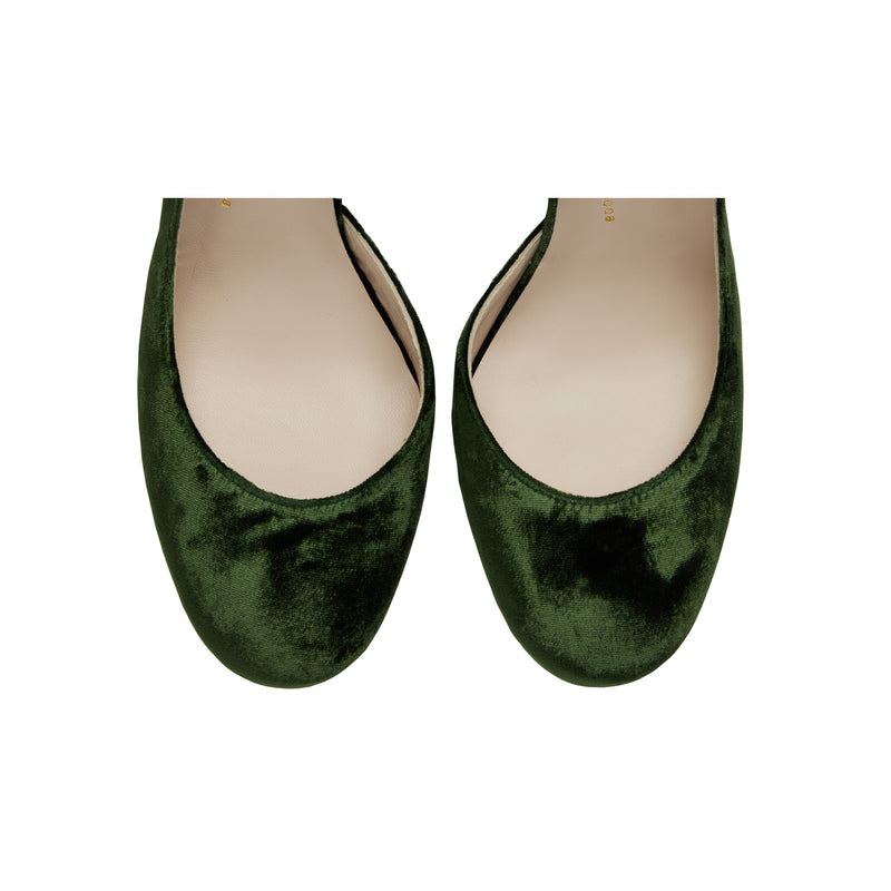 Hetty Mid Forest Green Wide