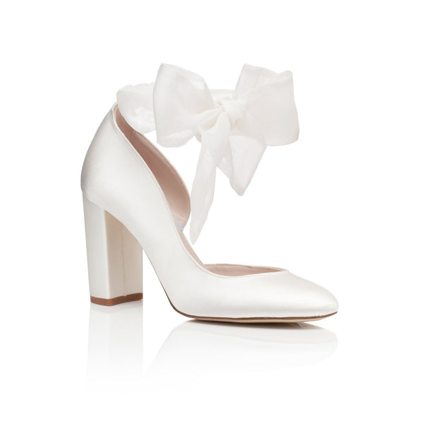 Hetty Organza Ivory Wedding Shoes